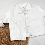 کت کتان سفید برفی