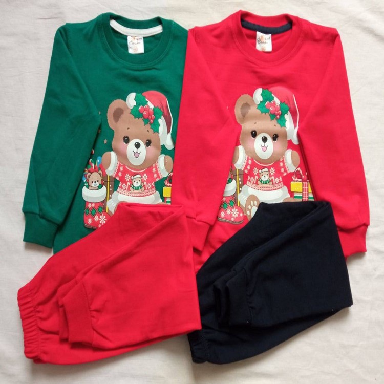 IMG_5729 (Copy) بلوز و شلوار طرح خرس - Image 1